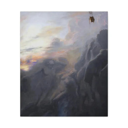 Emile Friant (1863-1932) Voyage a L'infini 1899 - Canvas Wall Art 20″ x 24″ 1.25" - The Sticker Space