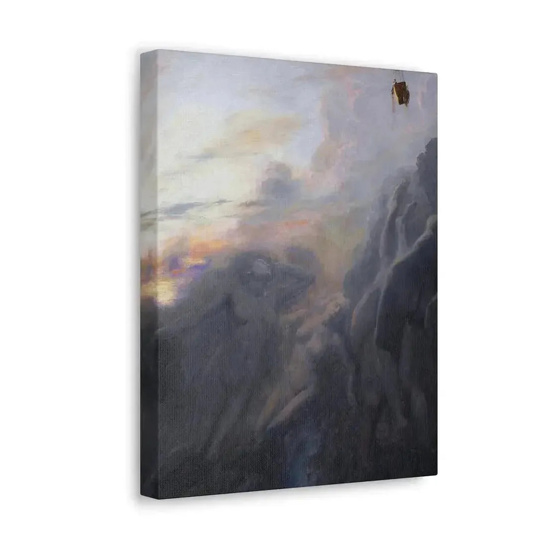 Emile Friant (1863-1932) Voyage a L'infini 1899 - Canvas Wall Art - The Sticker Space