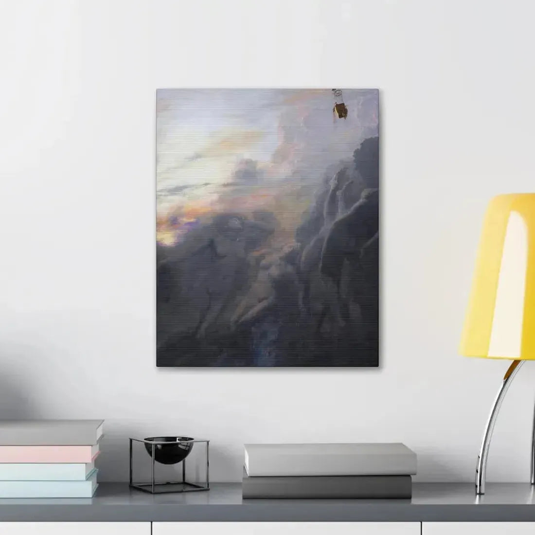 Emile Friant (1863-1932) Voyage a L'infini 1899 - Canvas Wall Art - The Sticker Space