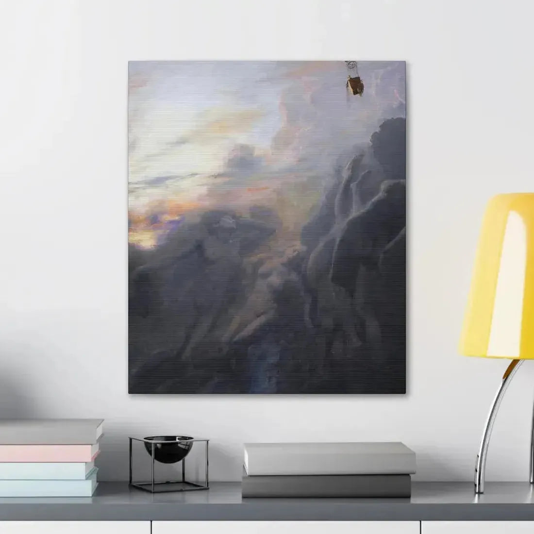 Emile Friant (1863-1932) Voyage a L'infini 1899 - Canvas Wall Art - The Sticker Space