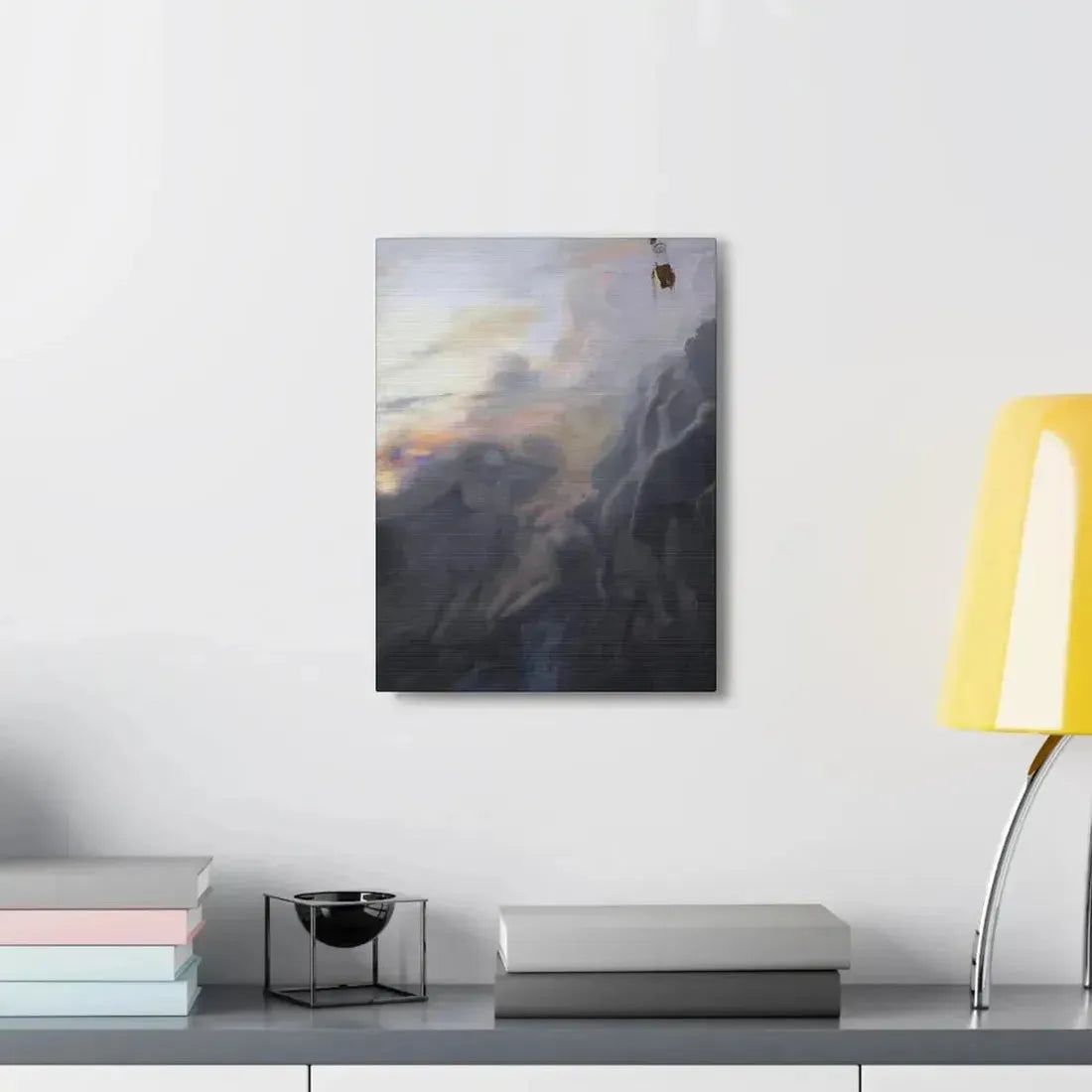 Emile Friant (1863-1932) Voyage a L'infini 1899 - Canvas Wall Art - The Sticker Space