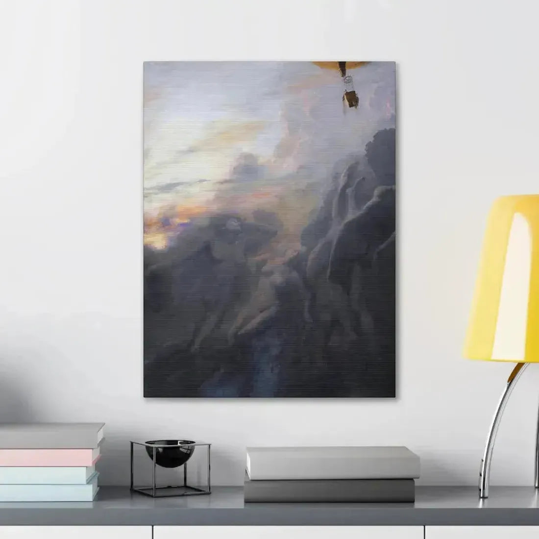 Emile Friant (1863-1932) Voyage a L'infini 1899 - Canvas Wall Art - The Sticker Space