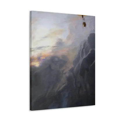 Emile Friant (1863-1932) Voyage a L'infini 1899 - Canvas Wall Art - The Sticker Space