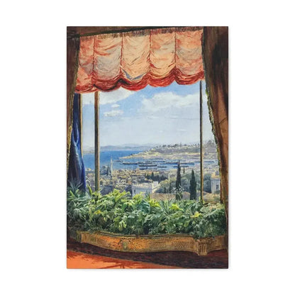 Emile Samoilovich Villiers de l'Isle Adam (1843-1889) View of Constantinople - Canvas Wall Art 16″ x 24″ 1.25" - The Sticker Space