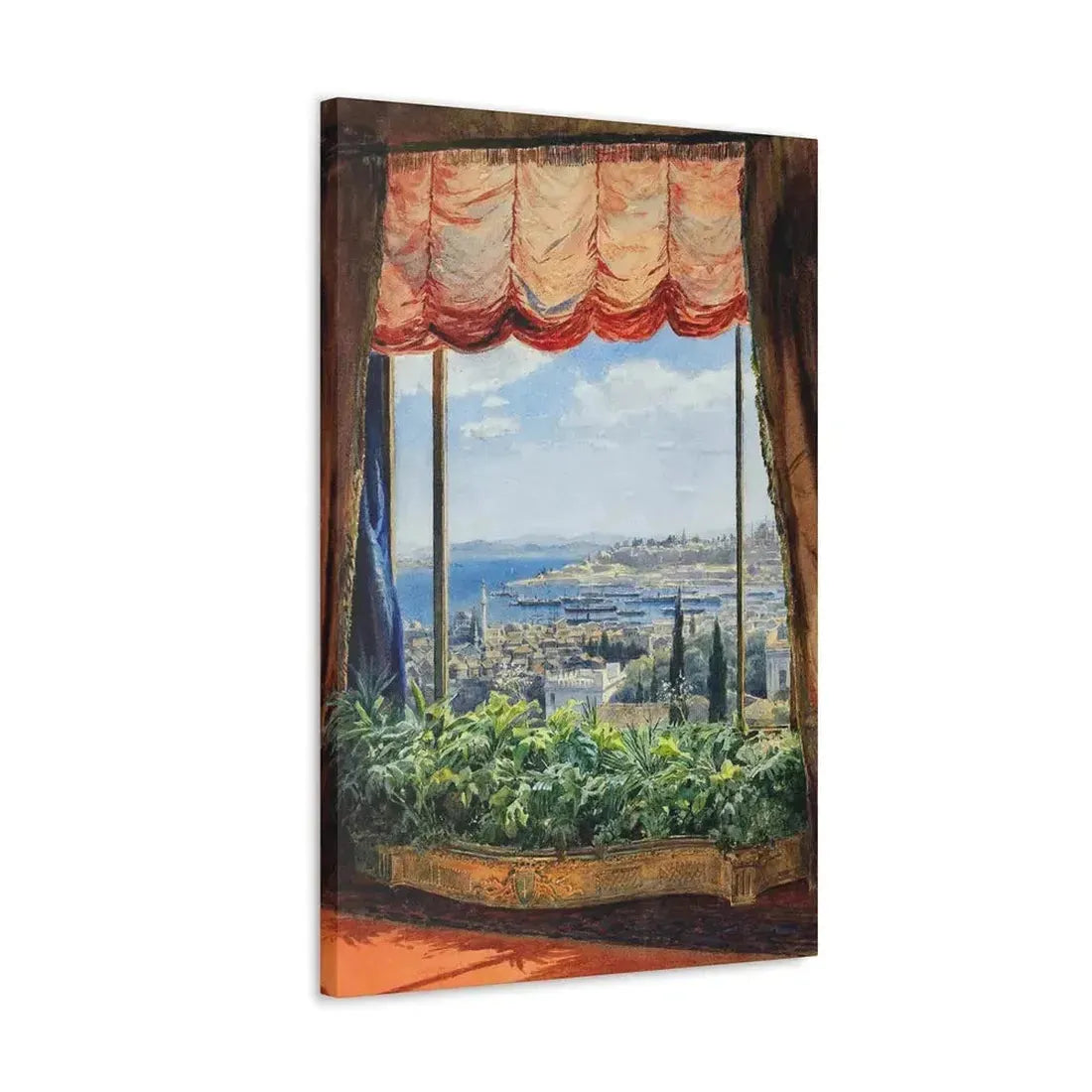 Emile Samoilovich Villiers de l'Isle Adam (1843-1889) View of Constantinople - Canvas Wall Art - The Sticker Space