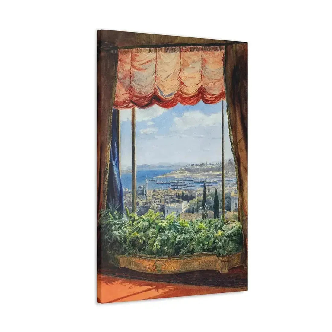 Emile Samoilovich Villiers de l'Isle Adam (1843-1889) View of Constantinople - Canvas Wall Art - The Sticker Space