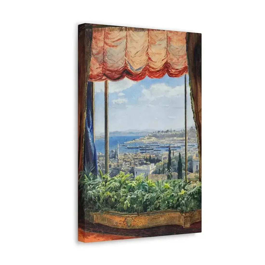 Emile Samoilovich Villiers de l'Isle Adam (1843-1889) View of Constantinople - Canvas Wall Art - The Sticker Space