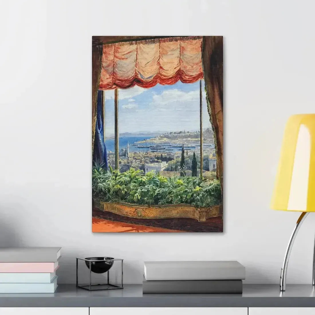 Emile Samoilovich Villiers de l'Isle Adam (1843-1889) View of Constantinople - Canvas Wall Art - The Sticker Space