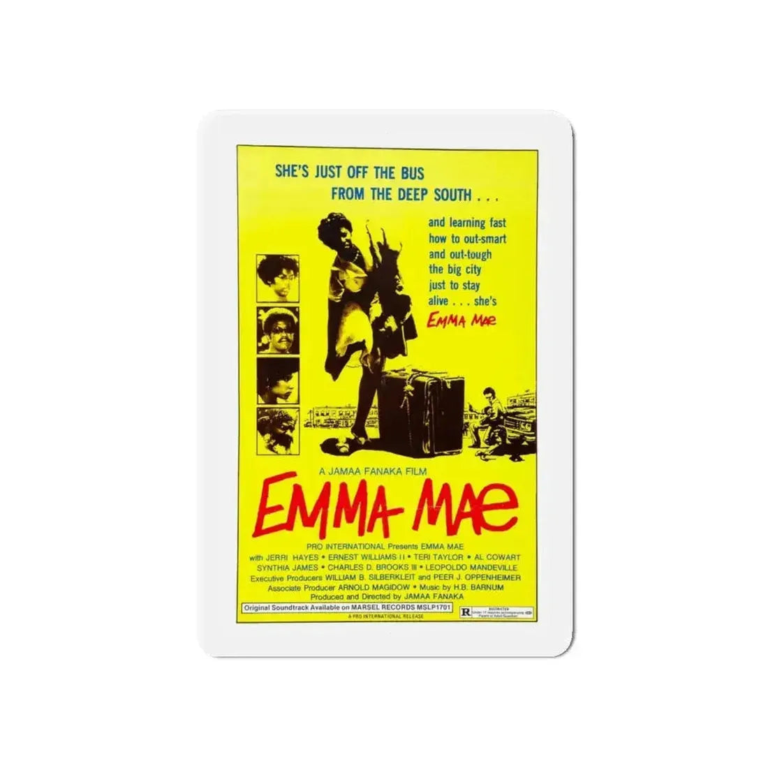 EMMA MAE (BLACK SISTER'S REVENGE) 1976 Movie Poster - Refrigerator Magnet - The Sticker Space