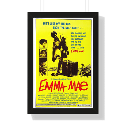 EMMA MAE (BLACK SISTER'S REVENGE) 1976 - Framed Movie Poster-16″ x 24″-The Sticker Space