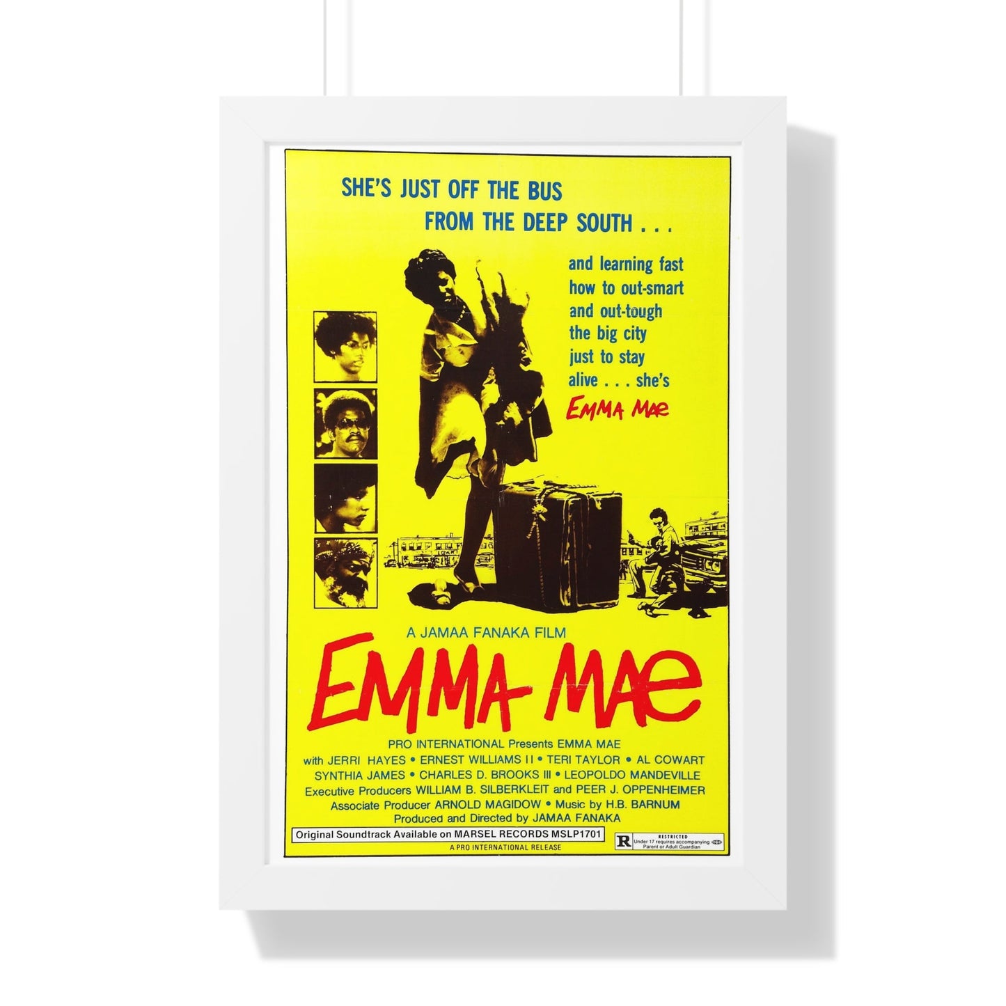 EMMA MAE (BLACK SISTER'S REVENGE) 1976 - Framed Movie Poster-16″ x 24″-The Sticker Space