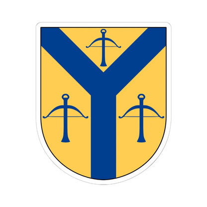 Emmaboda vapen (Sweden) (Coat of Arms) STICKER Vinyl Kiss-Cut Decal 6 Inch White - The Sticker Space