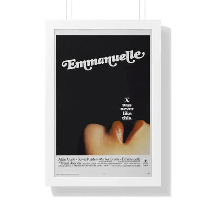 EMMANUELLE 1974 - Framed Movie Poster 16″ x 24″ White - The Sticker Space
