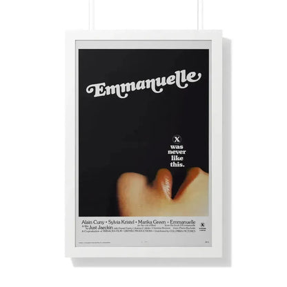 EMMANUELLE 1974 - Framed Movie Poster 20" x 30" White - The Sticker Space