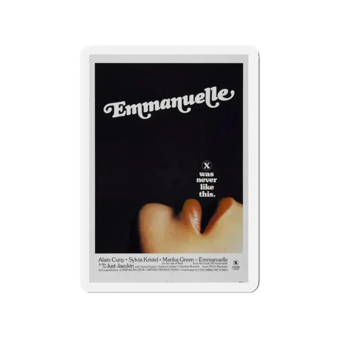 EMMANUELLE 1974 Movie Poster - Refrigerator Magnet 2 Inch - The Sticker Space