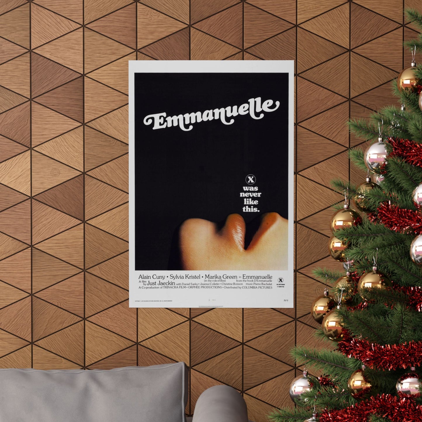 EMMANUELLE 1974 - Paper Movie Poster-The Sticker Space