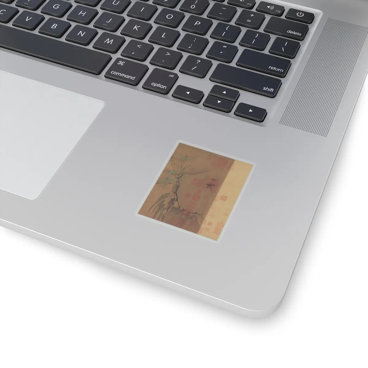 Emperor Huizong - Finches and bamboo - early 12th century v13 - STICKER Vinyl Kiss-Cut Decal