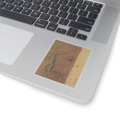 Emperor Huizong - Finches and bamboo - early 12th century v13 - STICKER Vinyl Kiss-Cut Decal