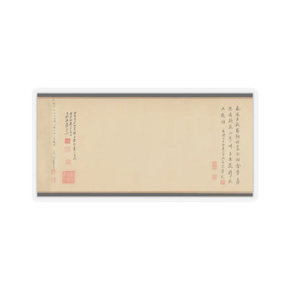 Emperor Huizong - Finches and bamboo - early 12th century v7 - STICKER Vinyl Kiss-Cut Decal