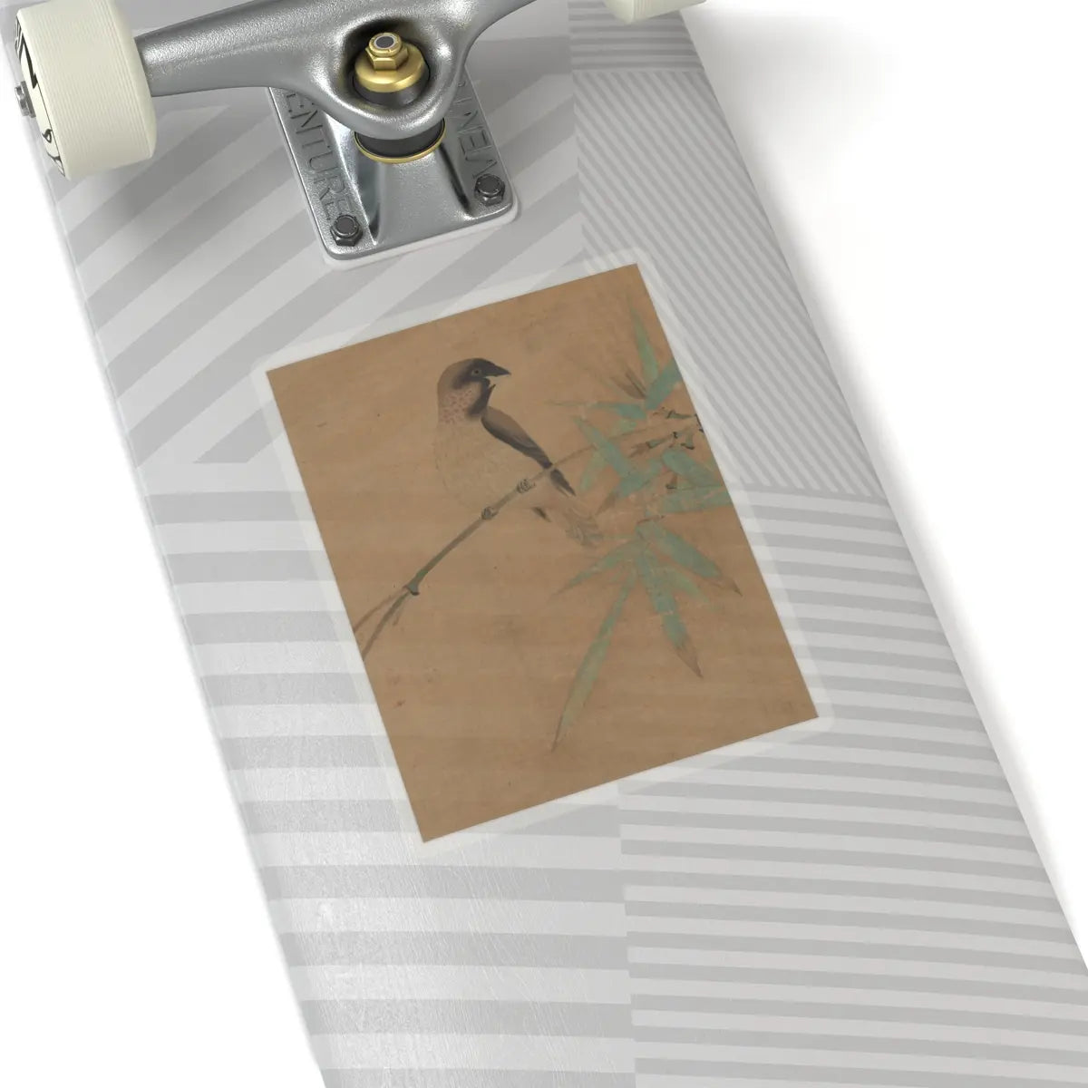 Emperor Huizong - Finches and bamboo - early 12th century v8 - STICKER Vinyl Kiss-Cut Decal