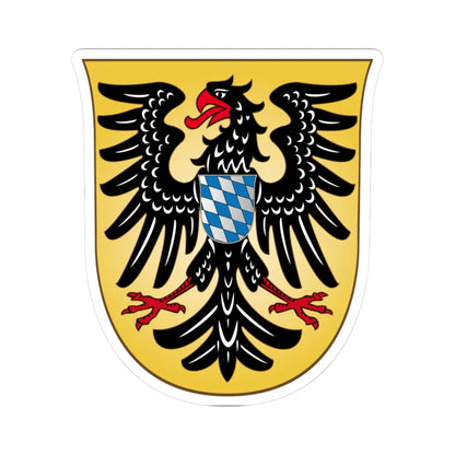 Emperor Louis IV Arms DL (Germany) (Coat of Arms) STICKER Vinyl Kiss-Cut Decal 3 Inch White - The Sticker Space