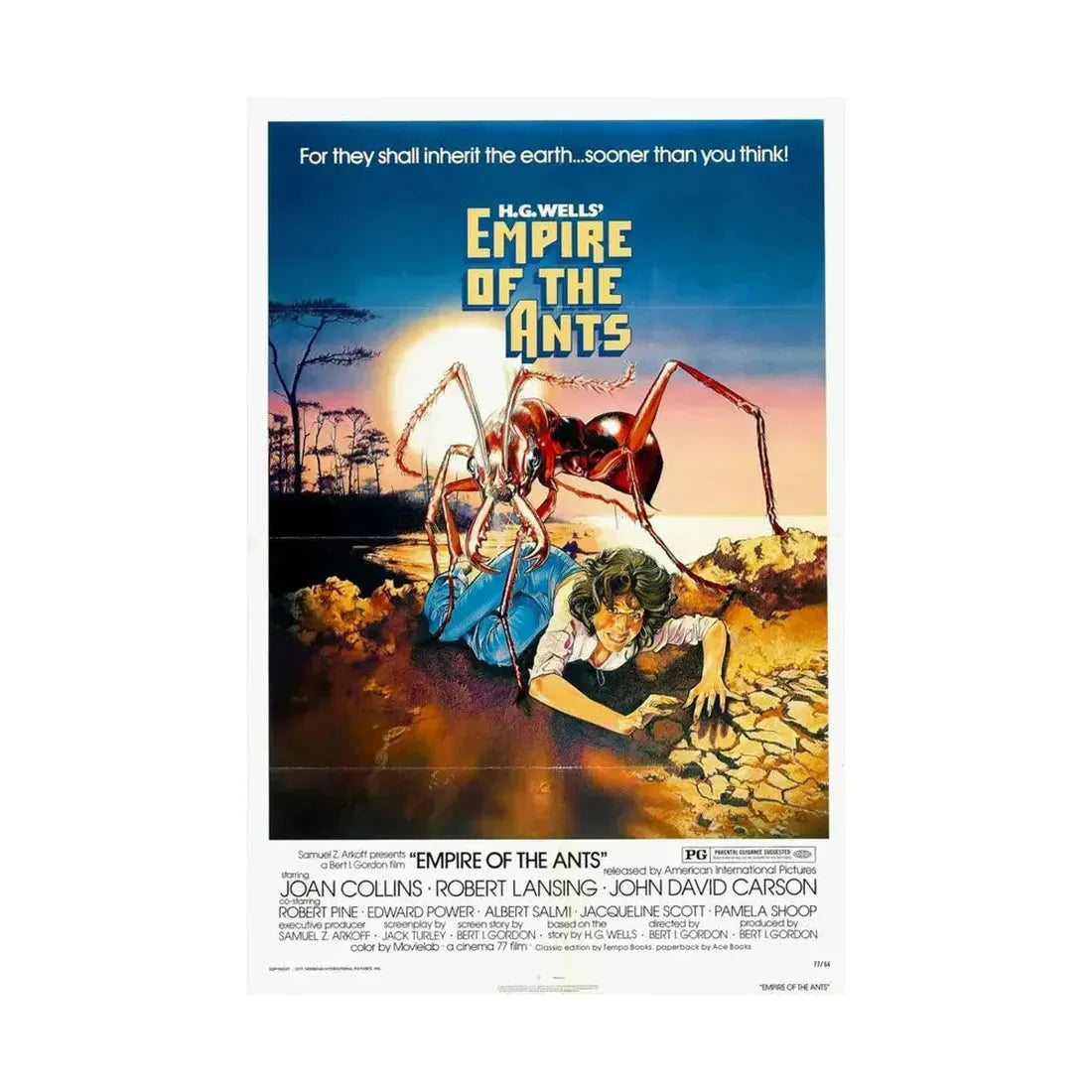 EMPIRE OF THE ANTS 1977 - Paper Movie Poster - The Sticker Space