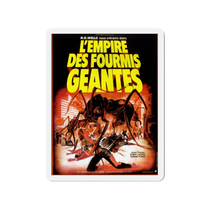 EMPIRE OF THE ANTS (FRENCH) 1977 Movie Poster - Die-Cut Magnet-3" x 3"-The Sticker Space