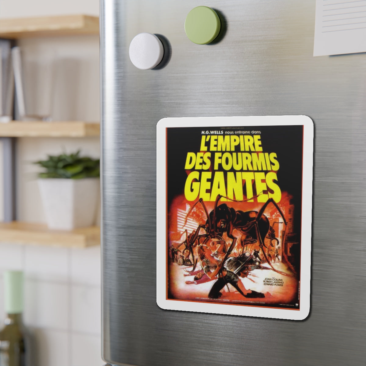 EMPIRE OF THE ANTS (FRENCH) 1977 Movie Poster - Die-Cut Magnet-The Sticker Space