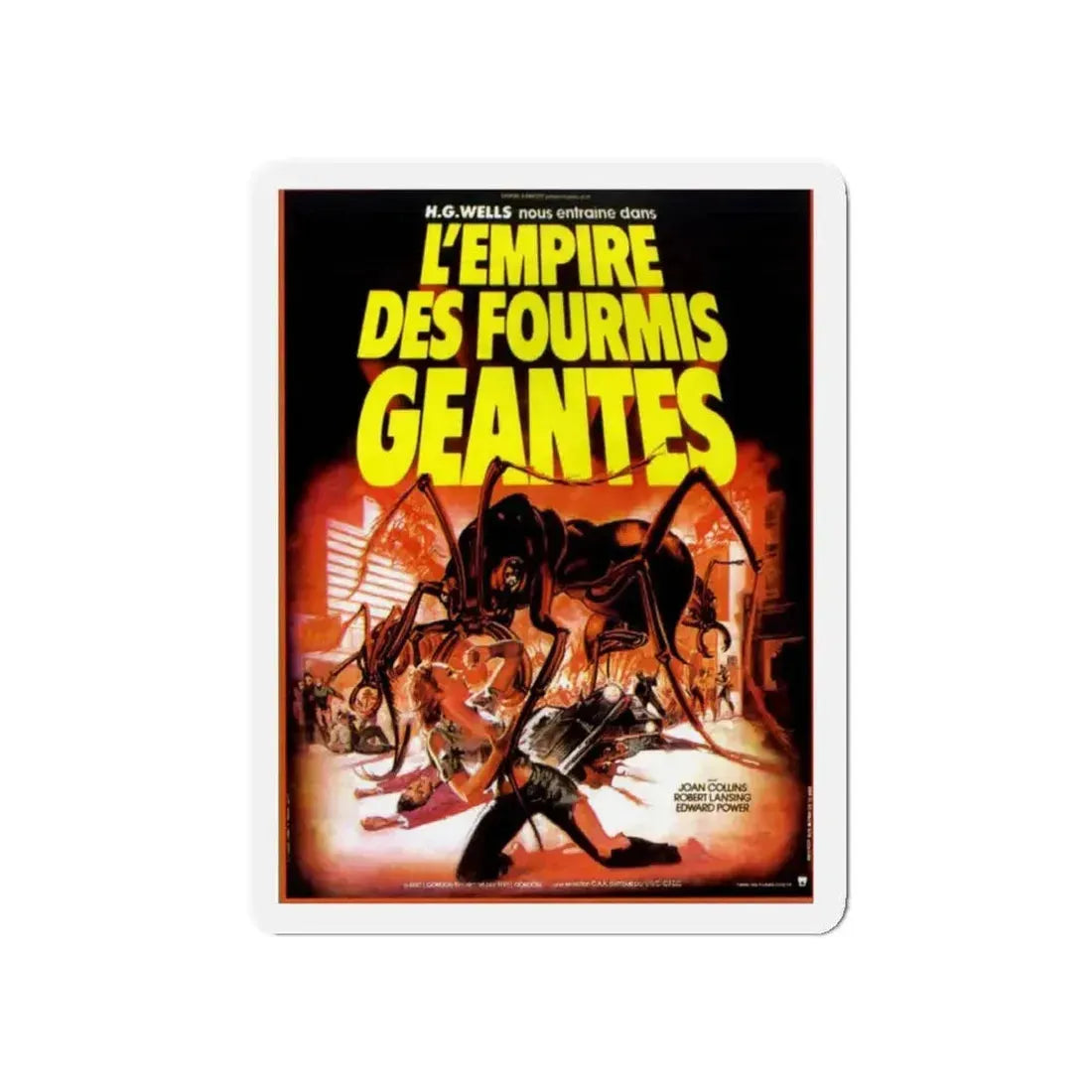 EMPIRE OF THE ANTS (FRENCH) 1977 Movie Poster - Refrigerator Magnet 5 Inch - The Sticker Space