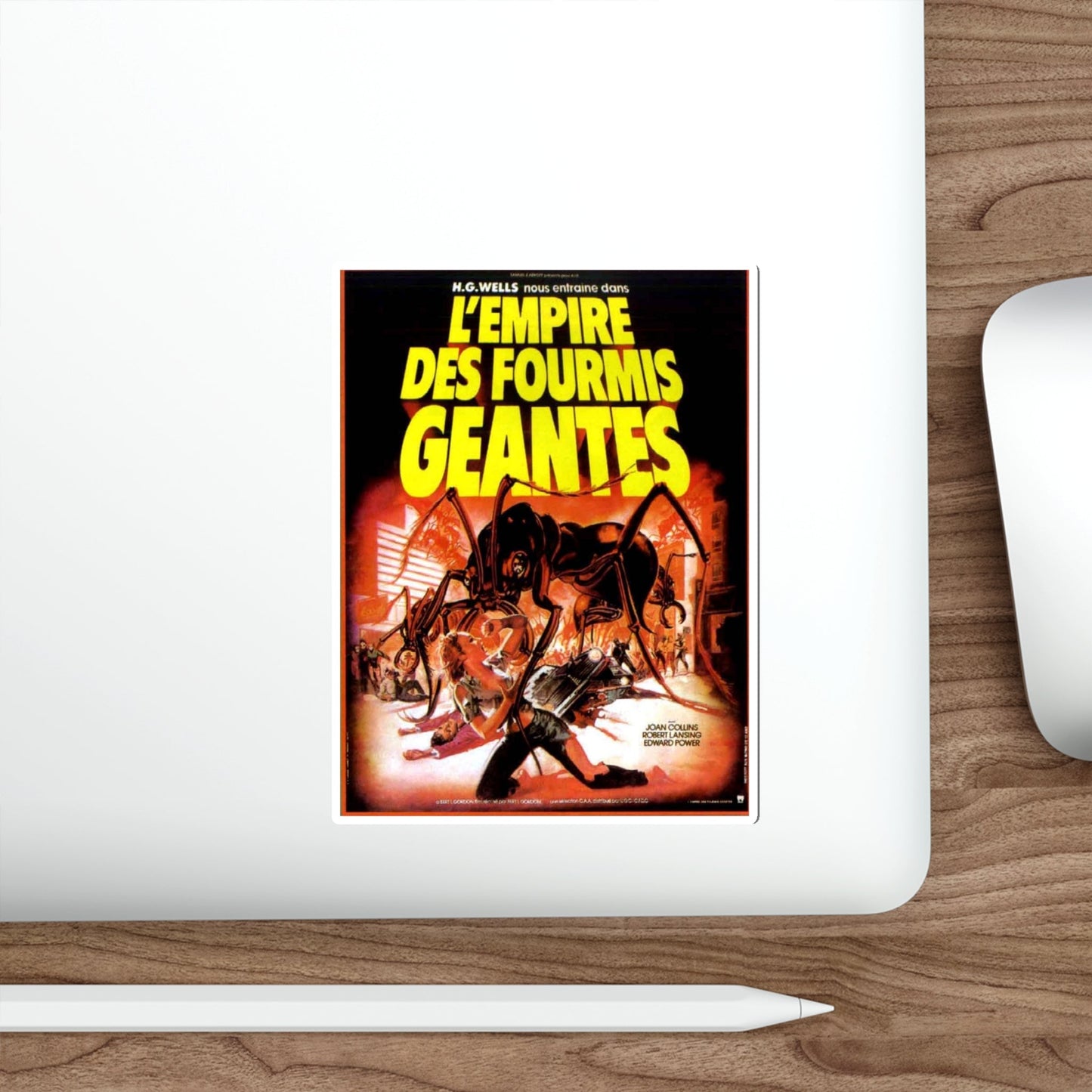 EMPIRE OF THE ANTS (FRENCH) 1977 Movie Poster STICKER Vinyl Die-Cut Decal-The Sticker Space