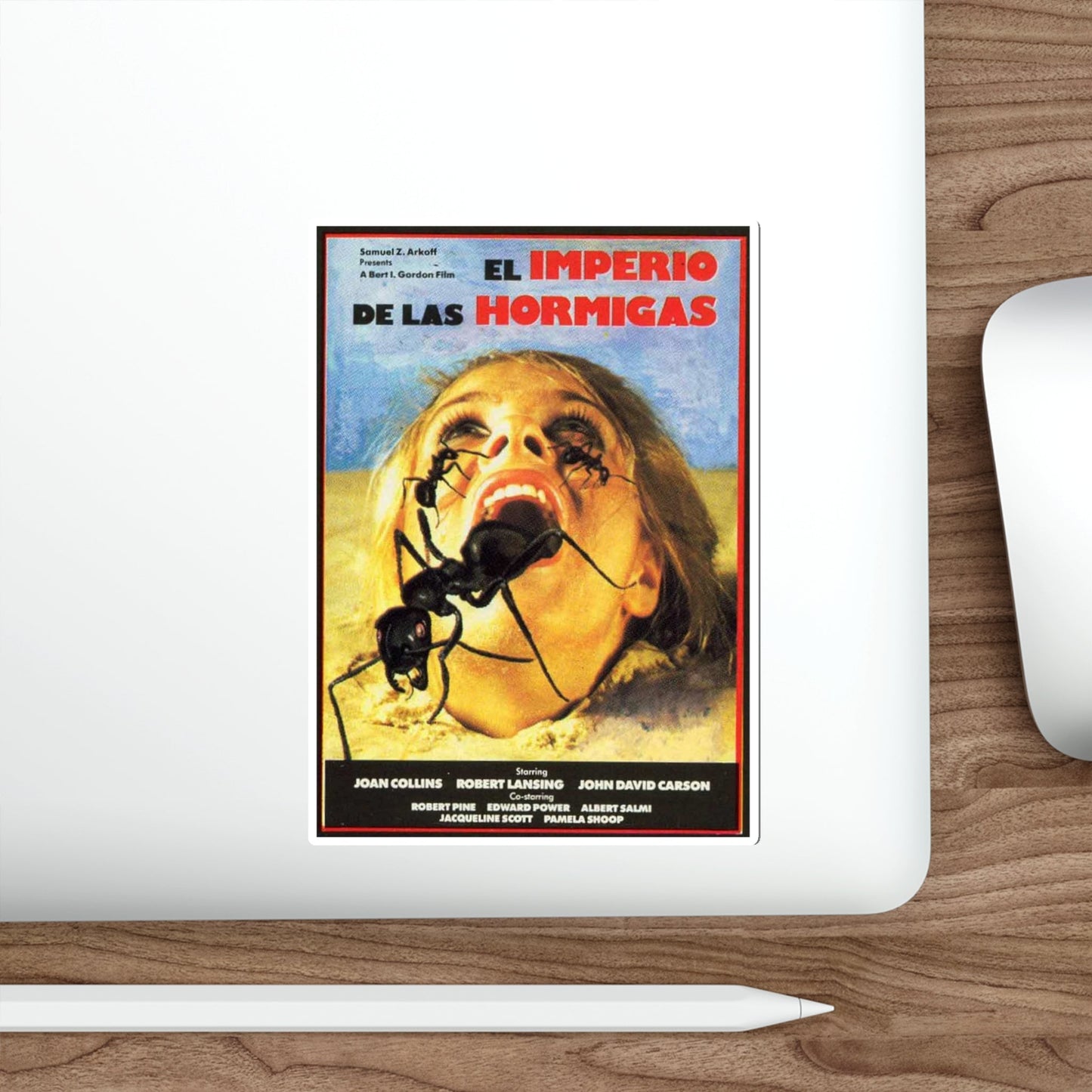 EMPIRE OF THE ANTS (SPANISH) 1977 Movie Poster STICKER Vinyl Die-Cut Decal-The Sticker Space