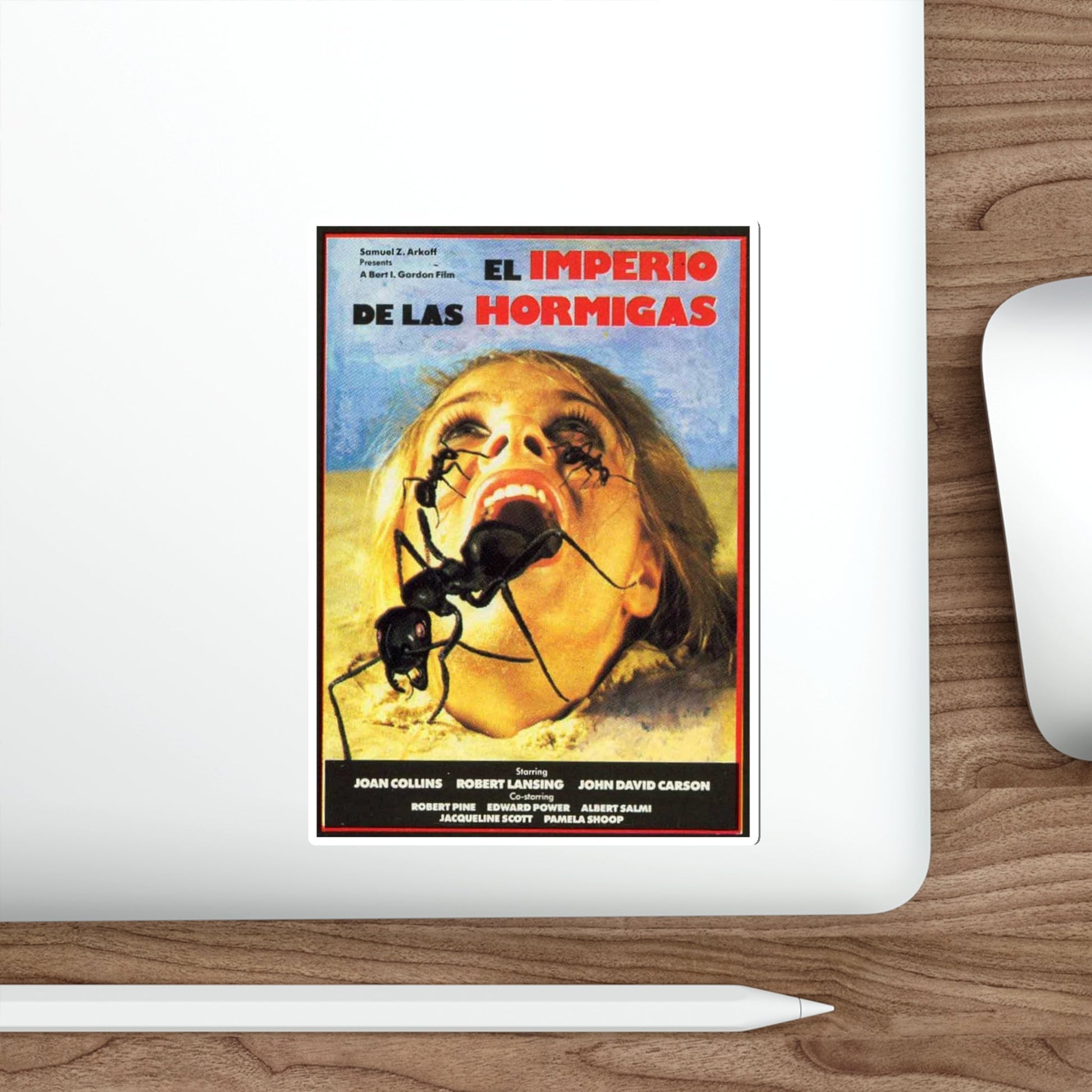 EMPIRE OF THE ANTS (SPANISH) 1977 Movie Poster STICKER Vinyl Die-Cut Decal-The Sticker Space