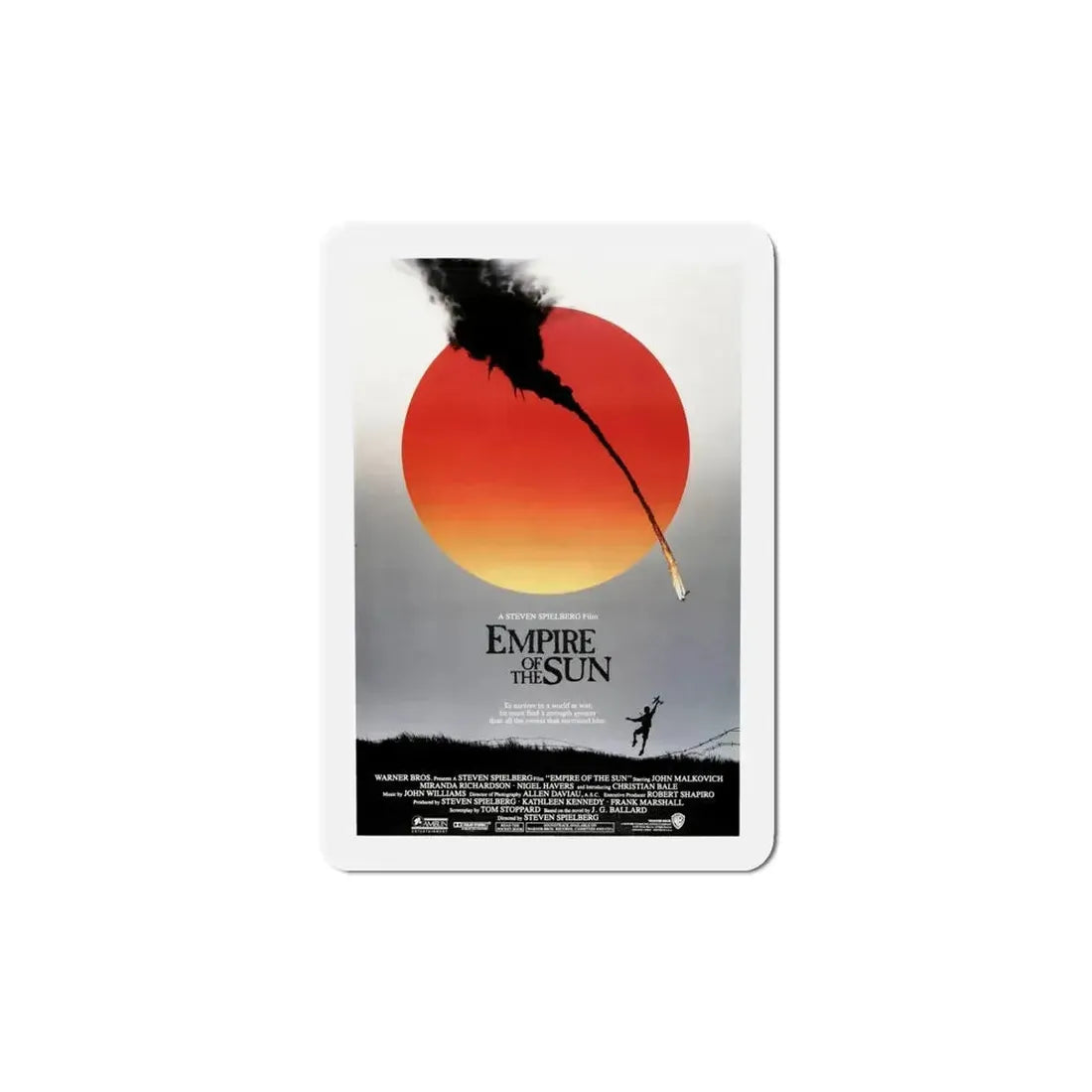 Empire of the Sun 1987 Movie Poster Refrigerator Magnet - The Sticker Space