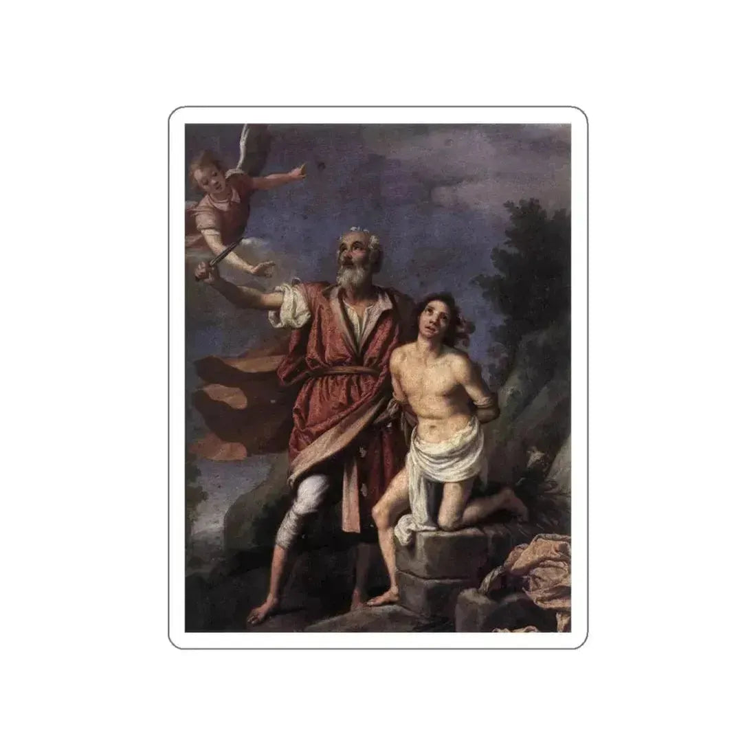 EMPOLI - Sacrifice of Isaac (Artwork) STICKER Vinyl Die-Cut Decal White Die-Cut 4 Inch - The Sticker Space