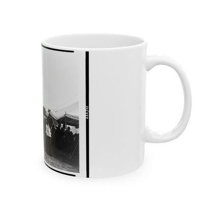 Encampment Of The G.A.R. In Washington, D.C. With Washington Monument In Background (U.S. Civil War) White Coffee Mug