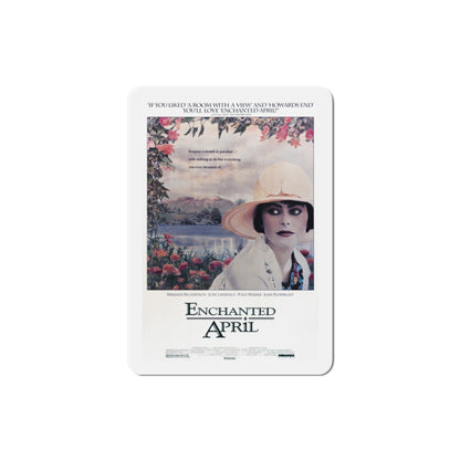 Enchanted April 1992 Movie Poster Die-Cut Magnet-3" x 3"-The Sticker Space