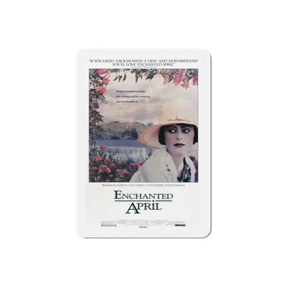Enchanted April 1992 Movie Poster Refrigerator Magnet 2 Inch - The Sticker Space