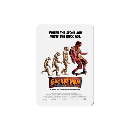 Encino Man 1992 Movie Poster Die-Cut Magnet-3" x 3"-The Sticker Space