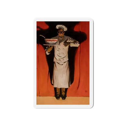 Encore, Cream of Wheat ad illustration, 1908 (Magazine Illustration) Refrigerator Magnet 4 Inch Die-Cut - The Sticker Space