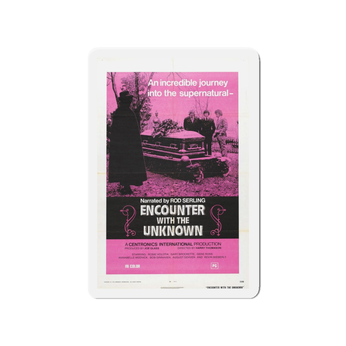 ENCOUNTER WITH THE UNKNOWN 1972 Movie Poster - Die-Cut Magnet-4" x 4"-The Sticker Space