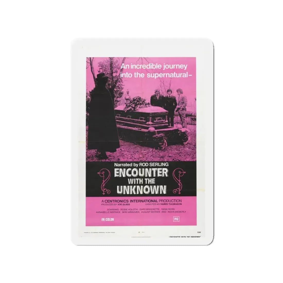 ENCOUNTER WITH THE UNKNOWN 1972 Movie Poster - Refrigerator Magnet 3 Inch - The Sticker Space
