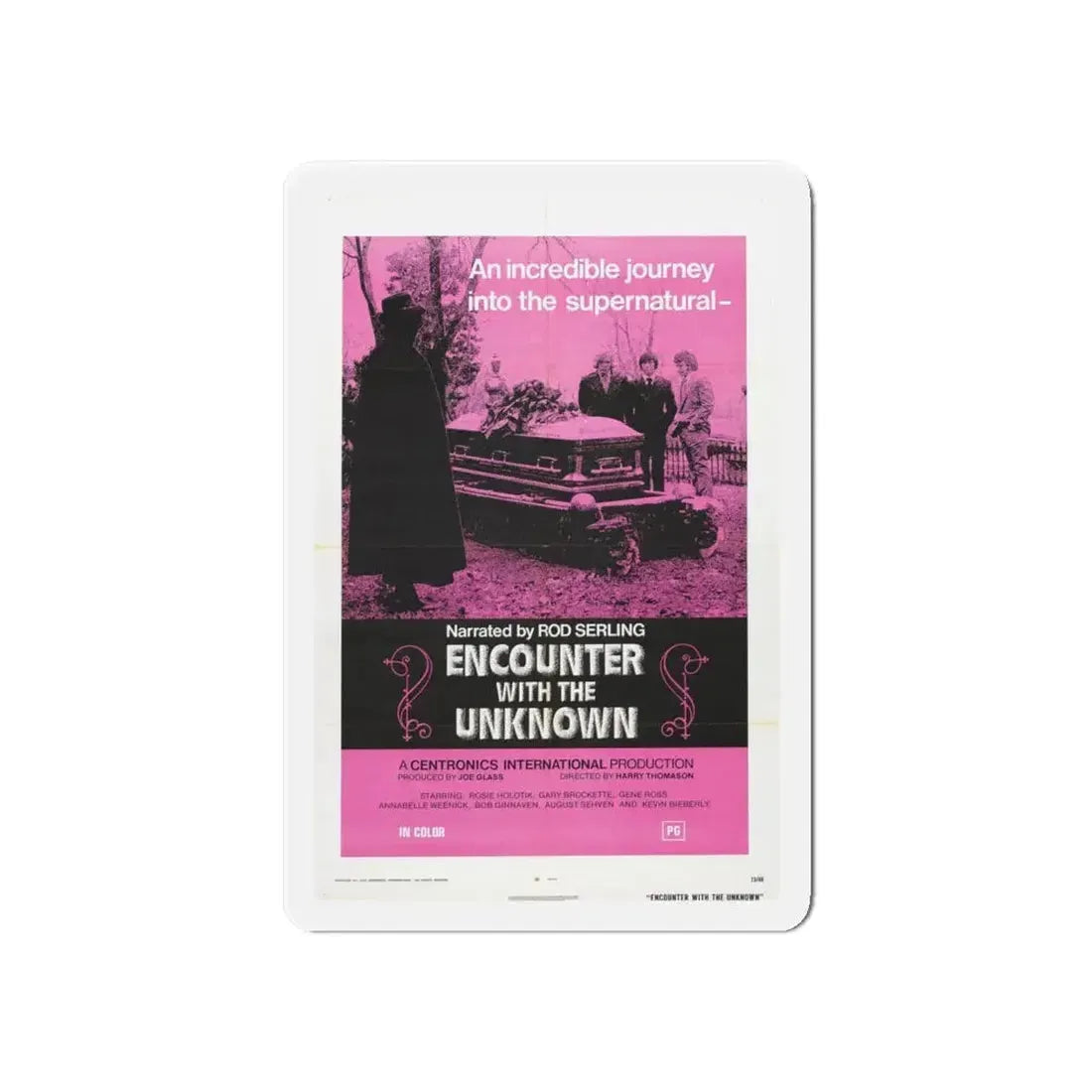 ENCOUNTER WITH THE UNKNOWN 1972 Movie Poster - Refrigerator Magnet 6 Inch - The Sticker Space