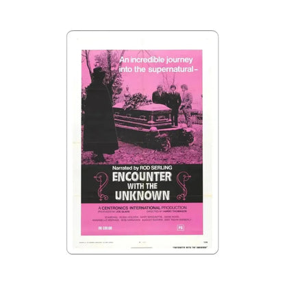 ENCOUNTER WITH THE UNKNOWN 1972 Movie Poster - STICKER Vinyl Kiss-Cut Decal 6 Inch White - The Sticker Space