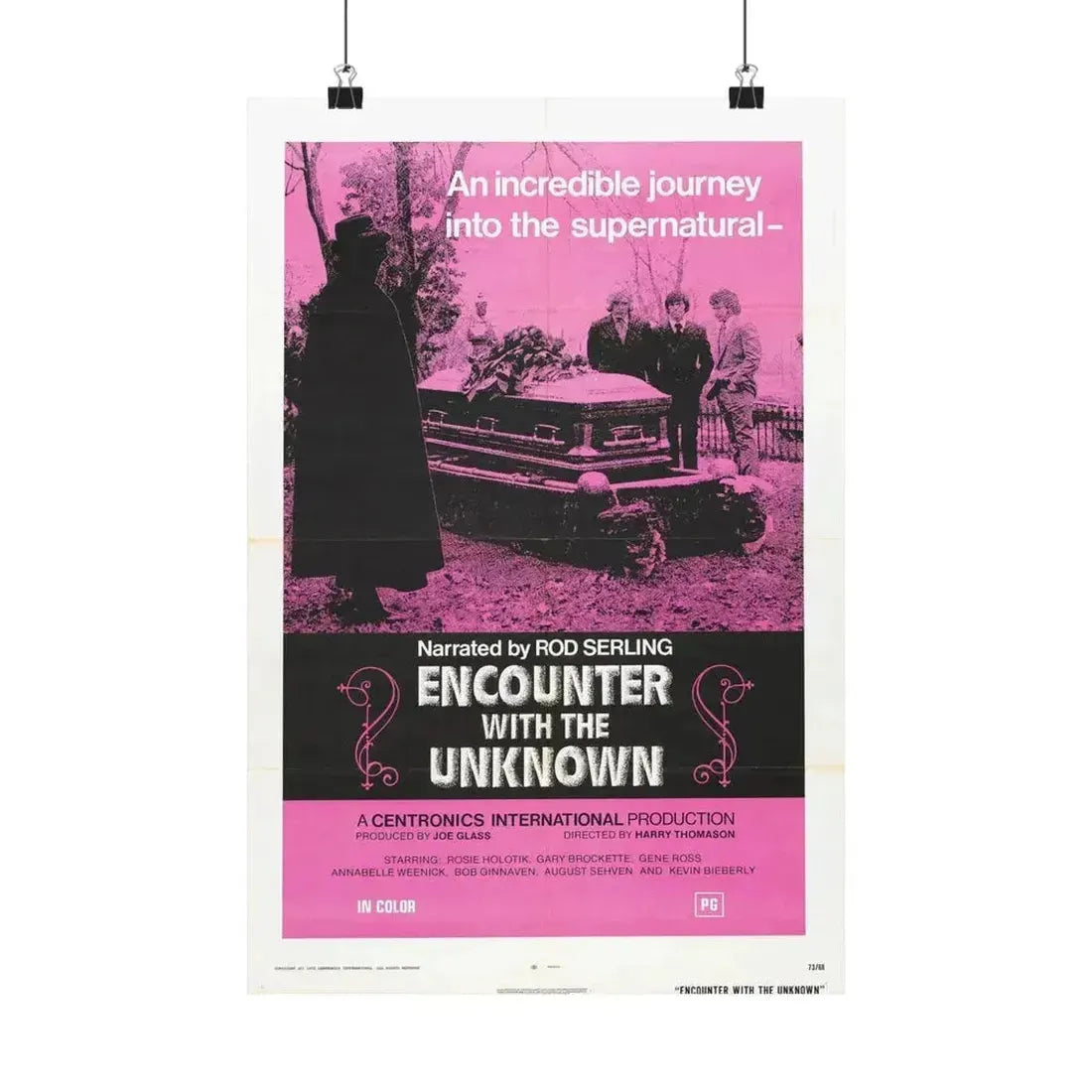ENCOUNTER WITH THE UNKNOWN 1972 - Paper Movie Poster 12″ x 18″ Matte - The Sticker Space