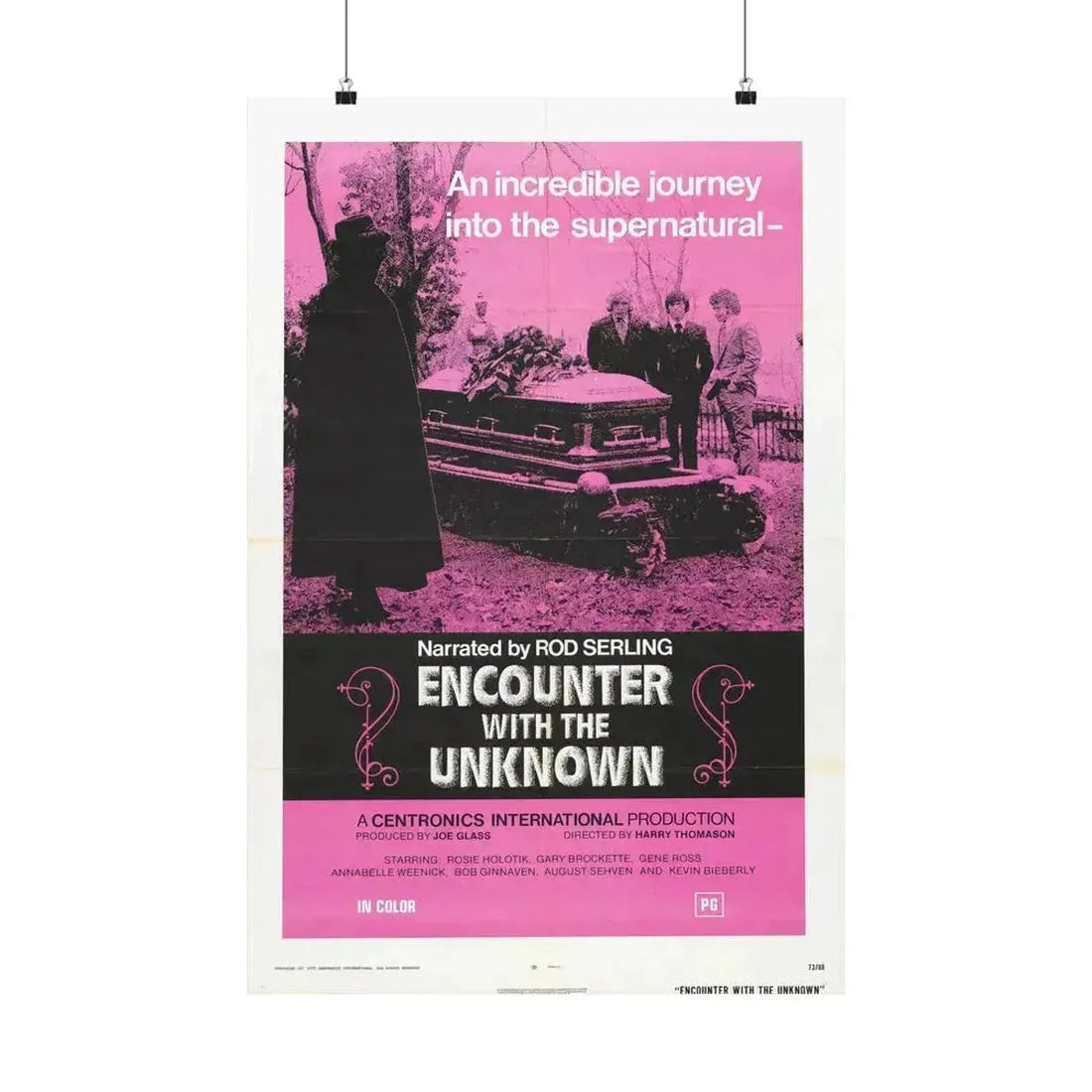 ENCOUNTER WITH THE UNKNOWN 1972 - Paper Movie Poster 20″ x 30″ Matte - The Sticker Space