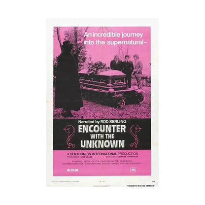 ENCOUNTER WITH THE UNKNOWN 1972 - Paper Movie Poster - The Sticker Space