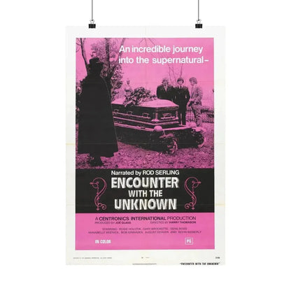 ENCOUNTER WITH THE UNKNOWN 1972 - Paper Movie Poster - The Sticker Space