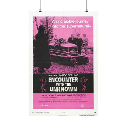 ENCOUNTER WITH THE UNKNOWN 1972 - Paper Movie Poster - The Sticker Space