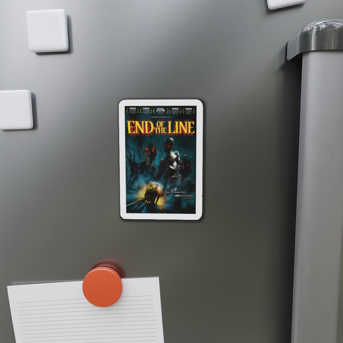 END OF THE LINE 1987 Movie Poster - Die-Cut Magnet-The Sticker Space