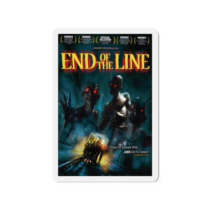 END OF THE LINE 1987 Movie Poster - Die-Cut Magnet-3" x 3"-The Sticker Space